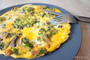 Champignon frittata