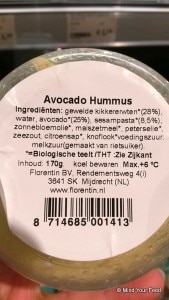 Hummus avocado