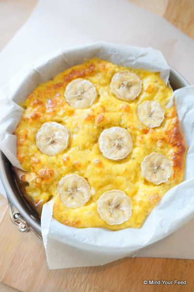 Clafoutis met banaan