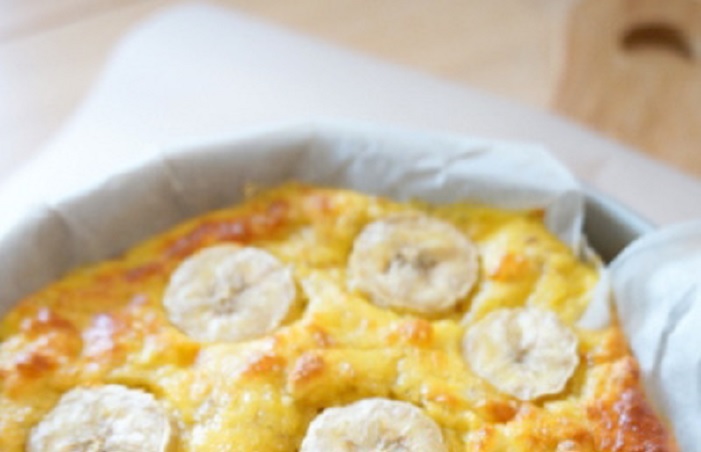 Clafoutis met banaan