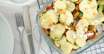 Provençaalse groentengratin met geitenkaas