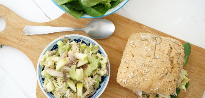 makreelsalade, makreelsalade, makreelsalade maken, toast, brood, met appel en avocado, broodje makreelsalade paasbrunch recepten