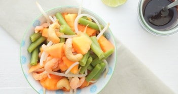 papaja salade, papaya salade, recept, Thaise papaya salade