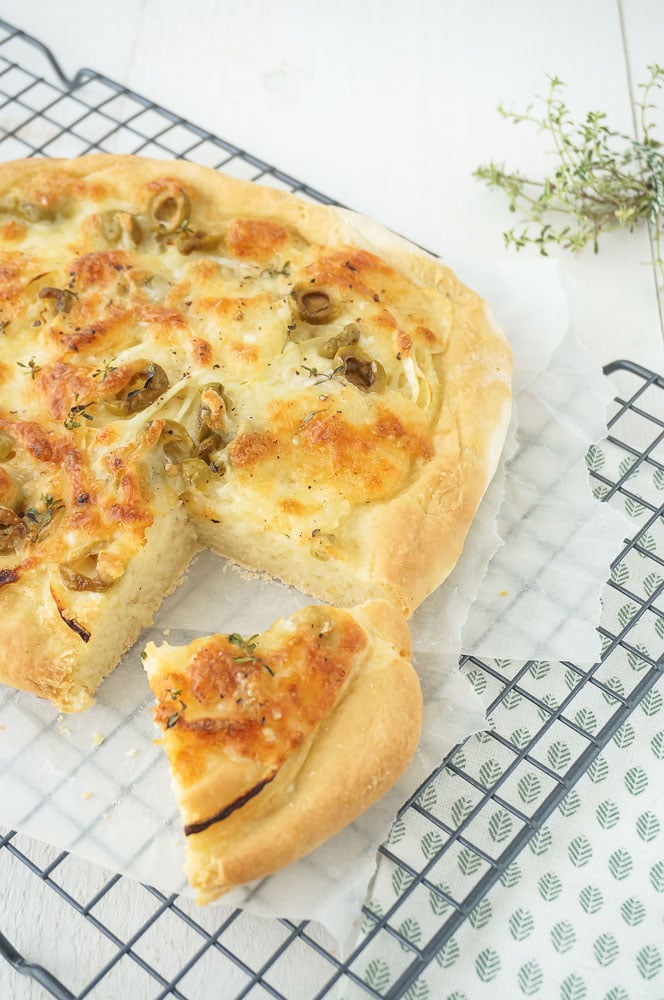 focaccia recept, focaccia met mozzarella, glutenvrij, borrelbrood, Italiaans brood