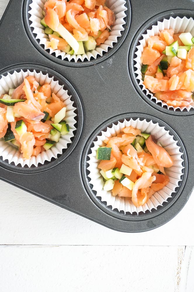 havermout muffins met zalm, hartige muffins met zalm, muffins van havermout, 