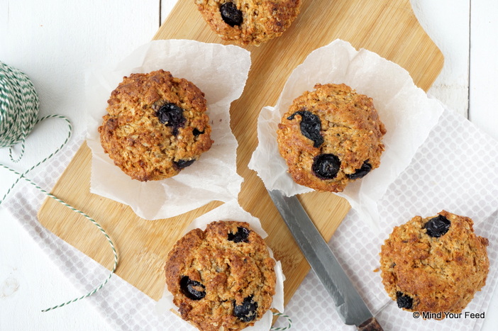 bosbessen yoghurtmuffins