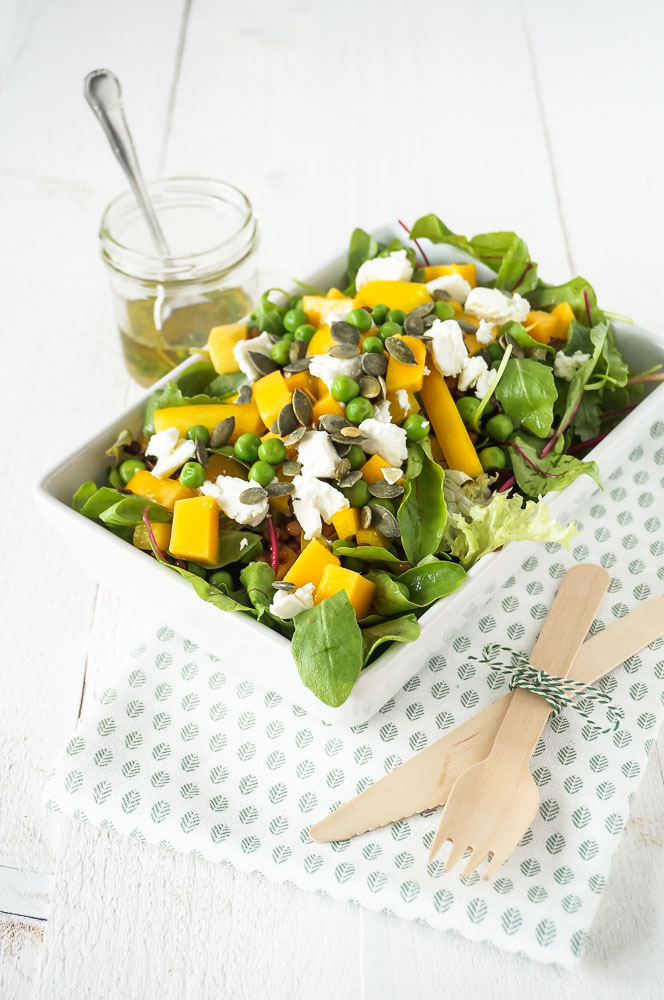 salade mango geitenkaas