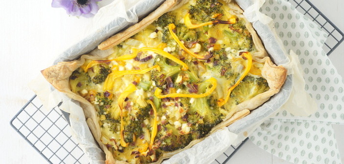 quiche met broccoli, broccoli quiche, paasbrunch recepten