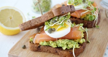 sandwich zalm avocado