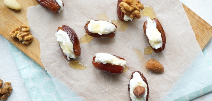 dadels met ricotta