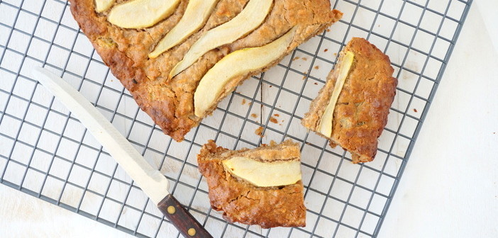 havermout koek met peer