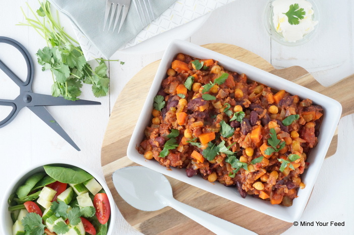 draaipunt Intensief Aangepaste Chili con carne van Jamie Oliver - Mind Your Feed