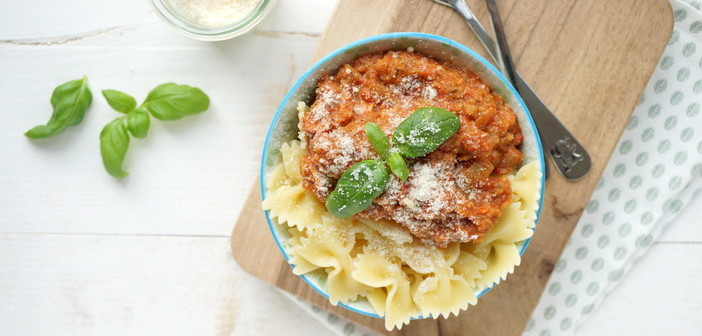 Verantwoordelijk persoon Maan oppervlakte Blij Pastasaus met veel groenten - Mind Your Feed