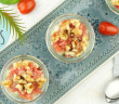 Italiaanse amuse in een glaasje kerst