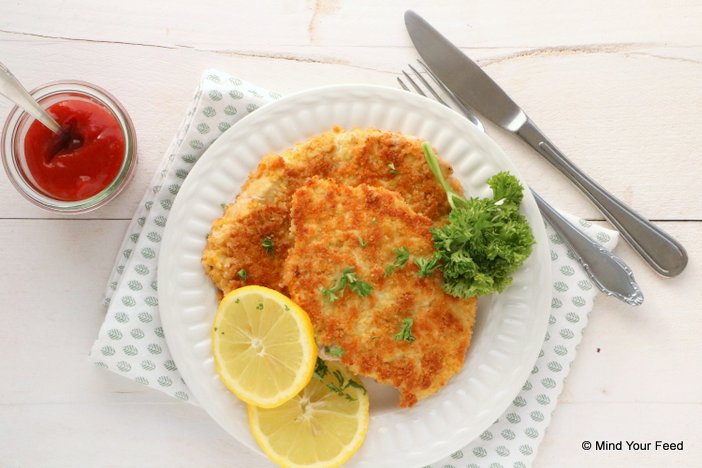 wiener schnitzel, wiener schnitzels, recept, zelf schnitzels maken, glutenvrij