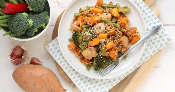 Broccoli zoete aardappel schotel met kip broccoli zoete aardappel