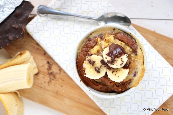 broodpudding met banaan en chocolade (2)