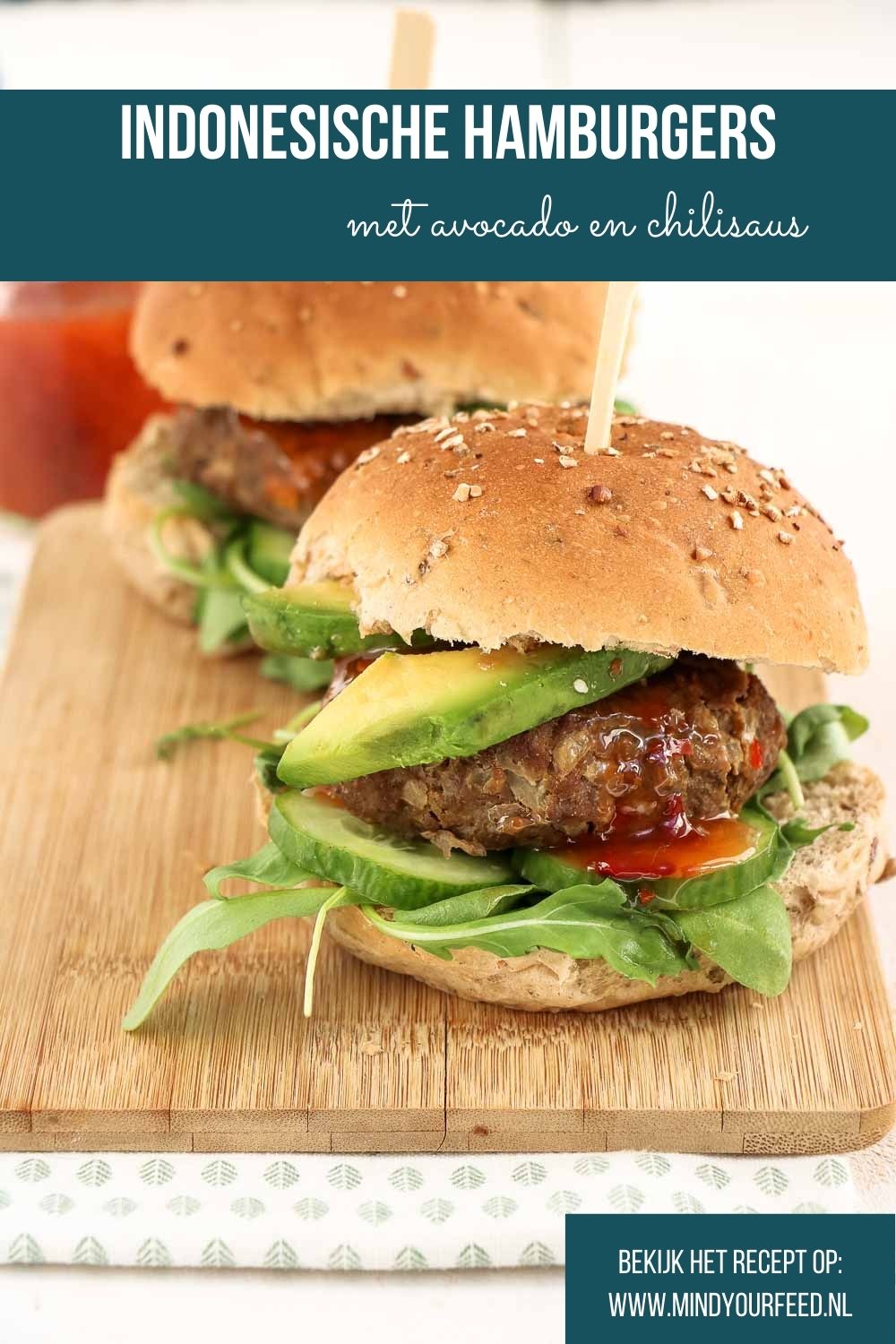 Indonesische hamburgers, makkelijk recept voor hamburgers met Indische smaak, pittige hamburgers van rundvlees