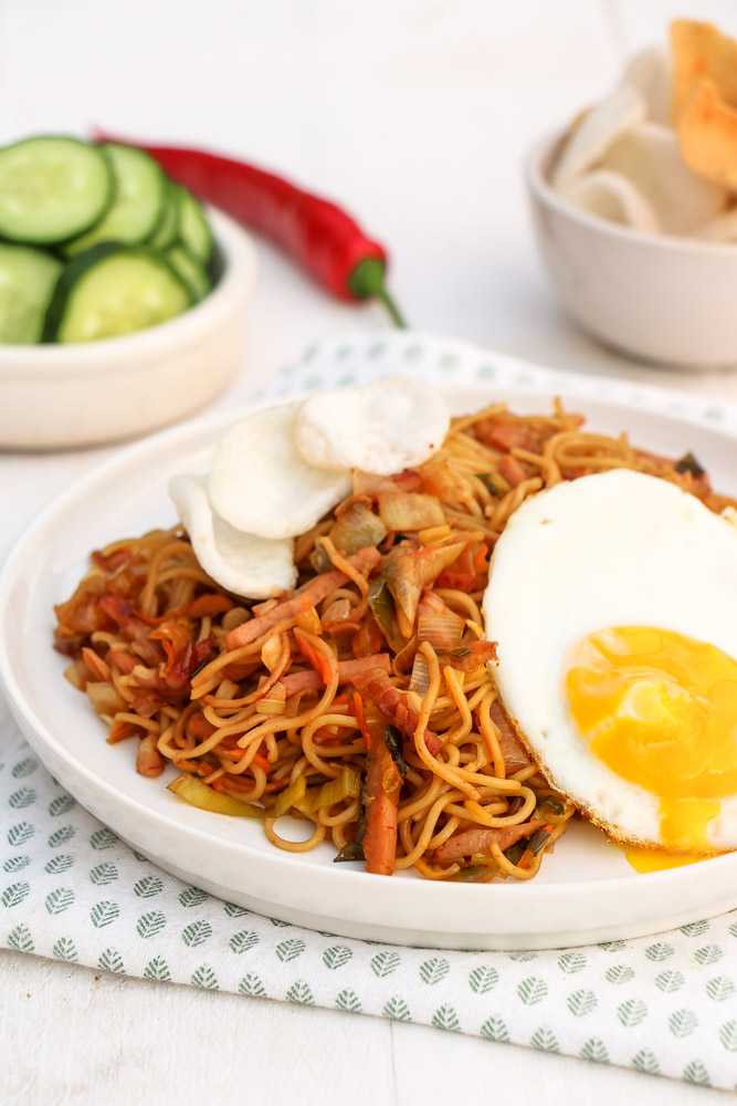 Bami goreng recept, Makkelijk recept om zelf bami te maken, zonder pakjes en zakjes bami recept