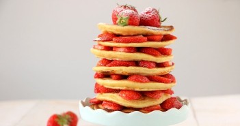 Ricotta pannenkoekjes met aardbeien ricotta pannenoekjes
