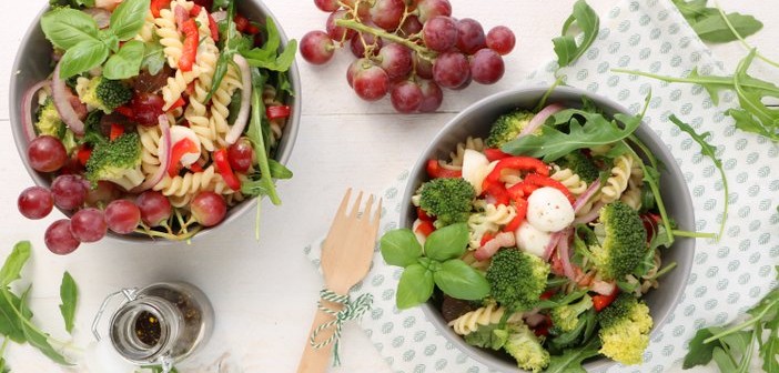 pasta salade met broccoli