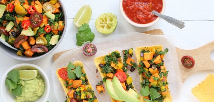 zoete aardappel salade tex mex
