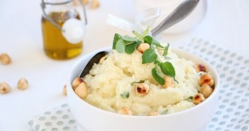 bloemkoolpuree met truffelolie