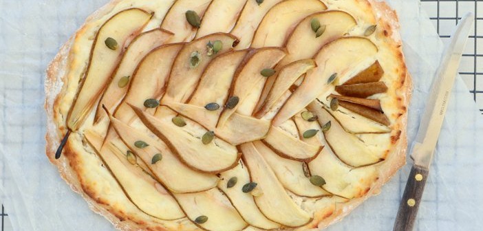 flammkuchen met peer