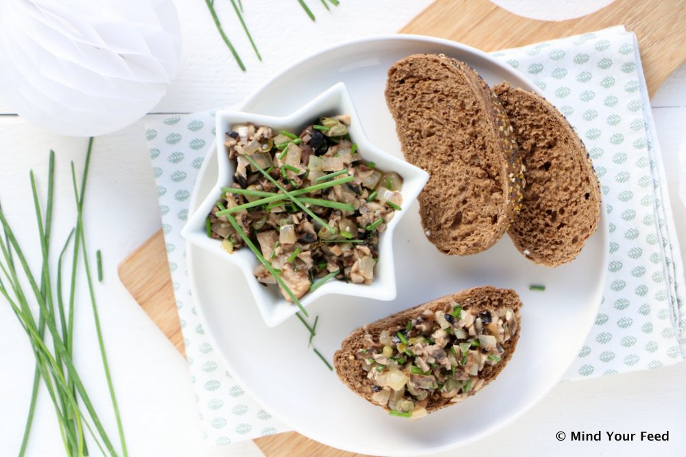 tapenade van kastanjechampignons