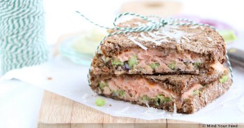 tosti met gerookte zalm