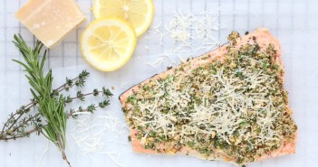 zalm met Italiaanse kruidenkorst