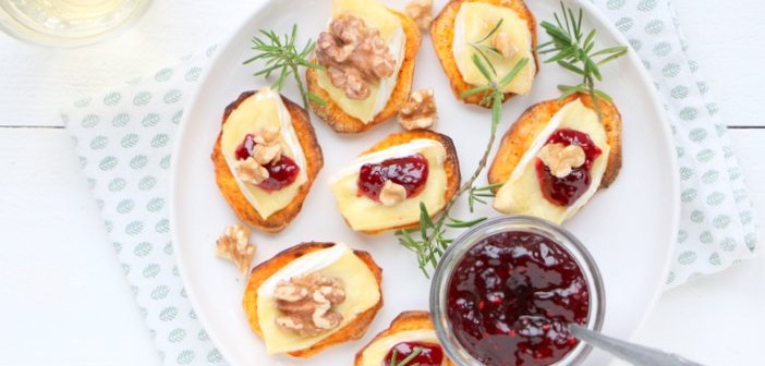 zoete aardappel toastjes