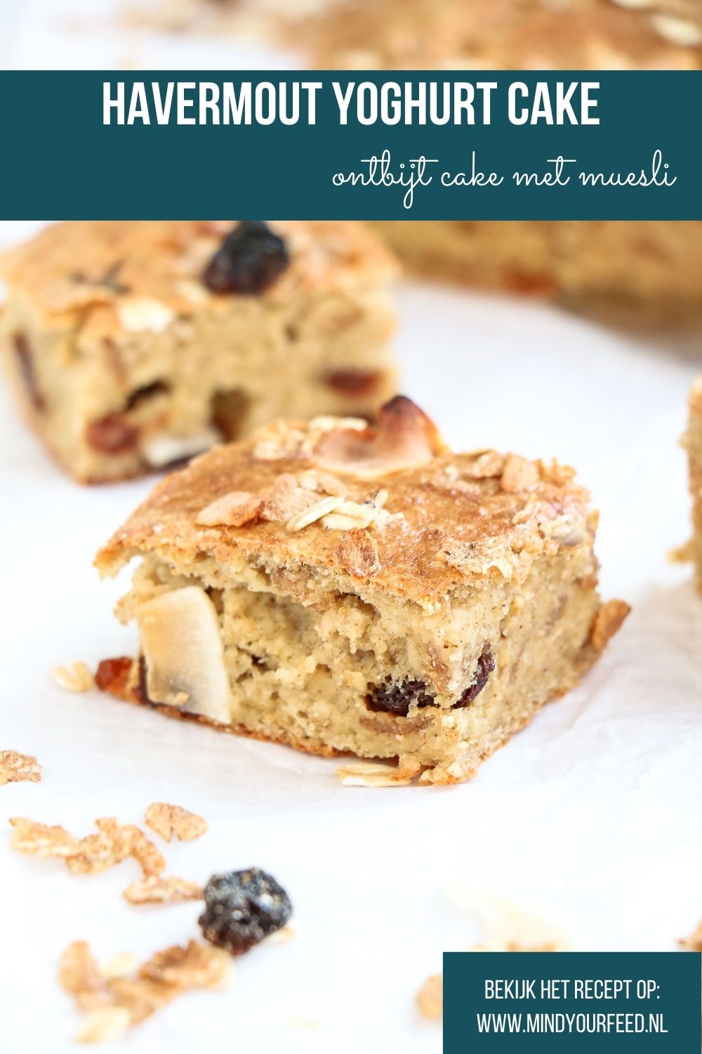 havermout yoghurt cake, havermout ontbijt cake met muesli, havermout uit de oven, recept voor havermoutbrood