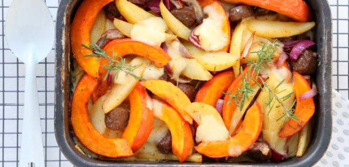 ovenschotel met pompoen