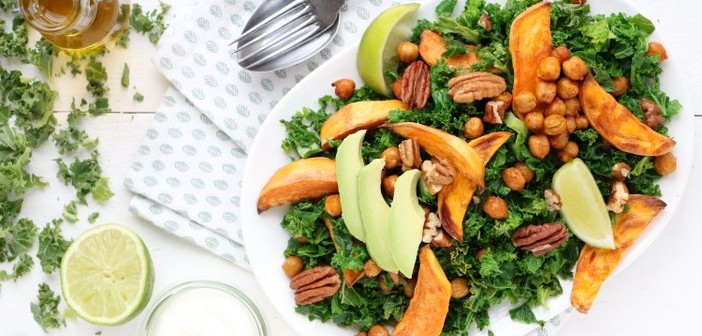 zoete aardappel salade