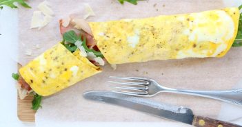 Italiaanse omelet wrap