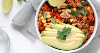 Chili sin carne met quinoa en walnoten chili sin carne, recept chili zonder vlees, vegetarische chili