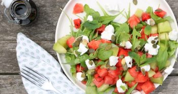 salade van watermeloen