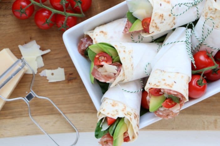 wrap met roomkaas