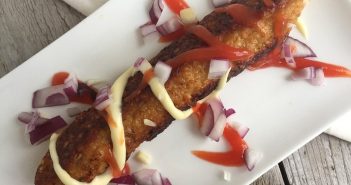 Zoete aardappel frikandellen zoete aardappel frikandellen