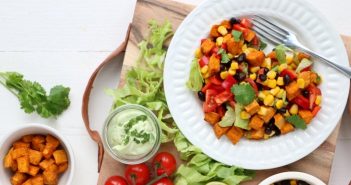 Mexicaanse zoete aardappel salade