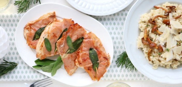Italiaans kerstmenu, Italiaanse kerstrecepten, Italiaanse recepten voor kerst, Italiaanse voorgerechten, Italiaanse hoofdgerechten, Italiaanse nagerechten, Italiaanse bijgerechten, Kerst saltimbocca van kalkoen hoofdgerechten voor kerst