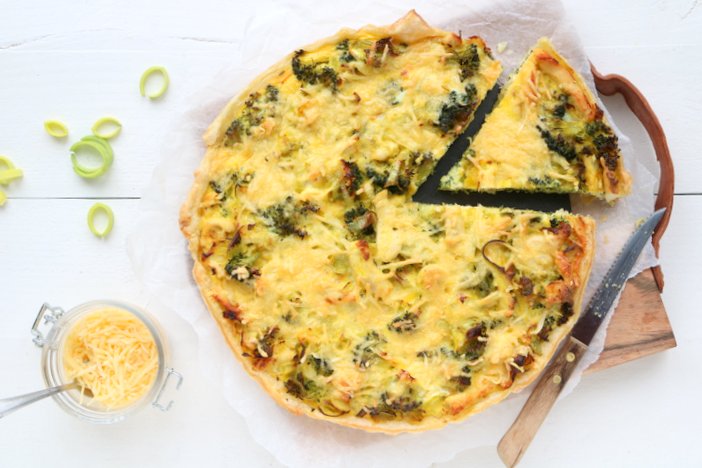 quiche met broccoli