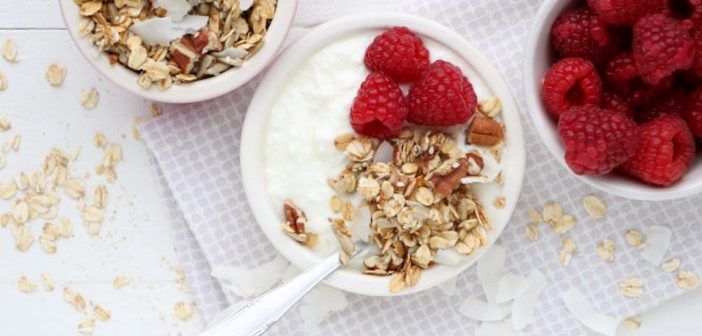 kokos granola uit de pan