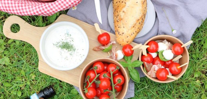 caprese spiesjes