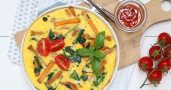 frittata met spinazie