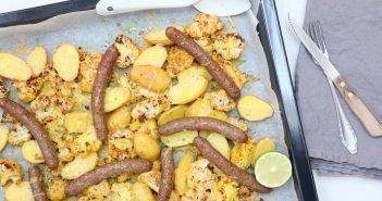 traybake met geroosterde bloemkool