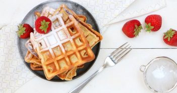 yoghurt wafels, ontbijt recept voor luchtige wafels