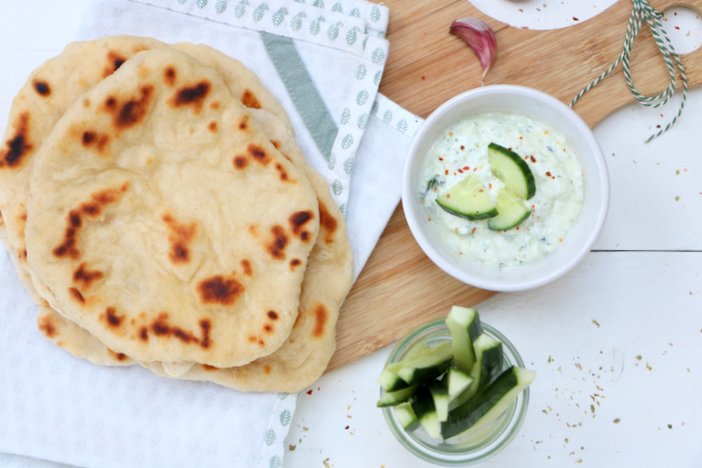 zelf naanbrood maken, recept naanbroodjes