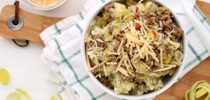 prei stamppot, preistamppot, stamppot recept met prei
